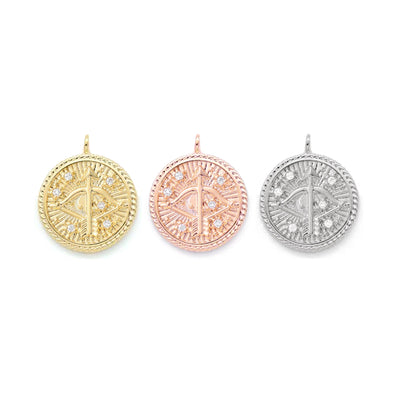 Sagittarius Diamond & Guilloché Zodiac Pendant Necklace