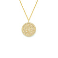 Scorpio Diamond & Guilloché Zodiac Pendant Necklace