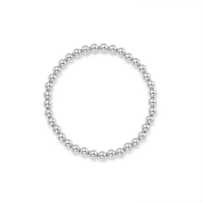 3mm Caviar Bead Stretch Bracelet