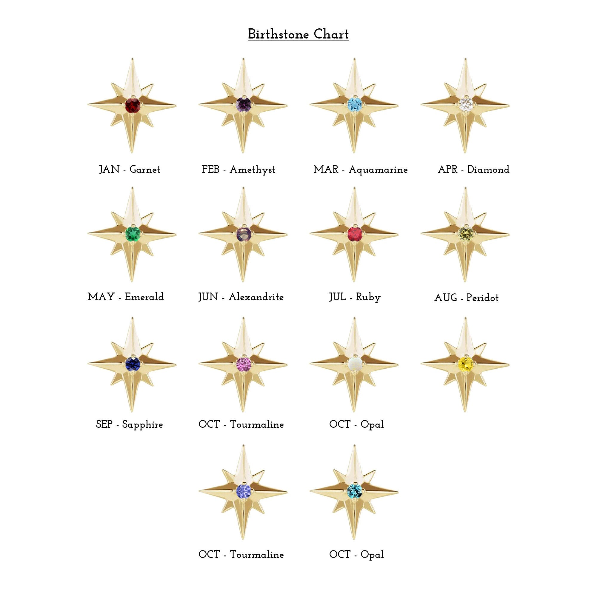 Diamond Star Earrings