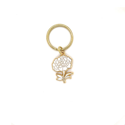 October Birth Flower Keychain (Marigold)