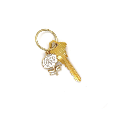 October Birth Flower Keychain (Marigold)