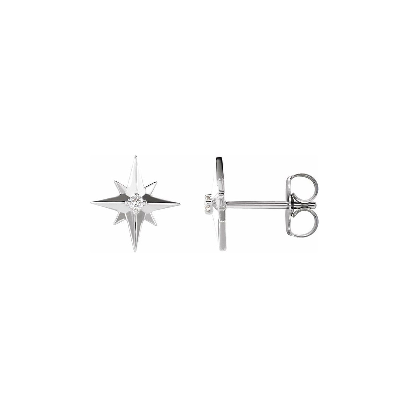 Diamond Star Earrings