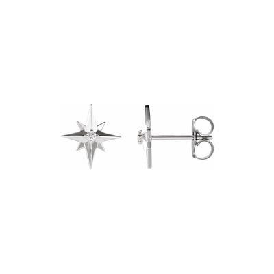 Diamond Star Earrings