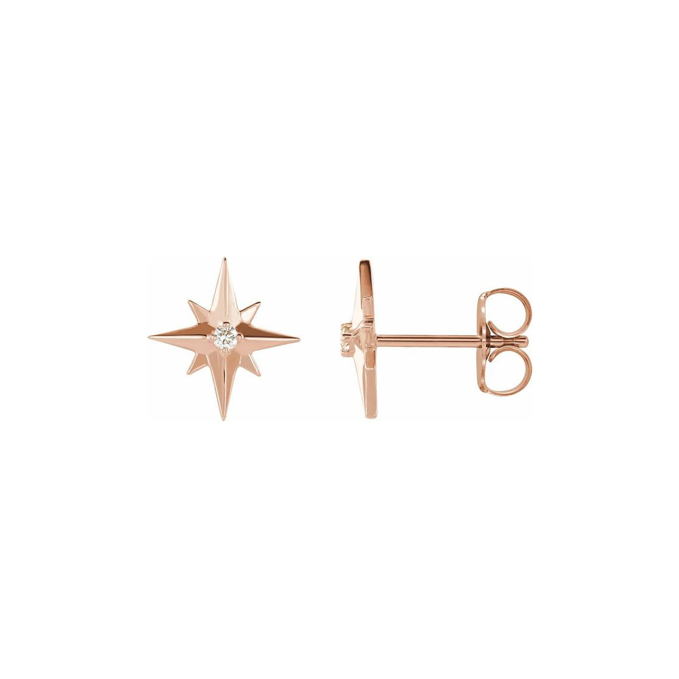 Diamond Star Earrings