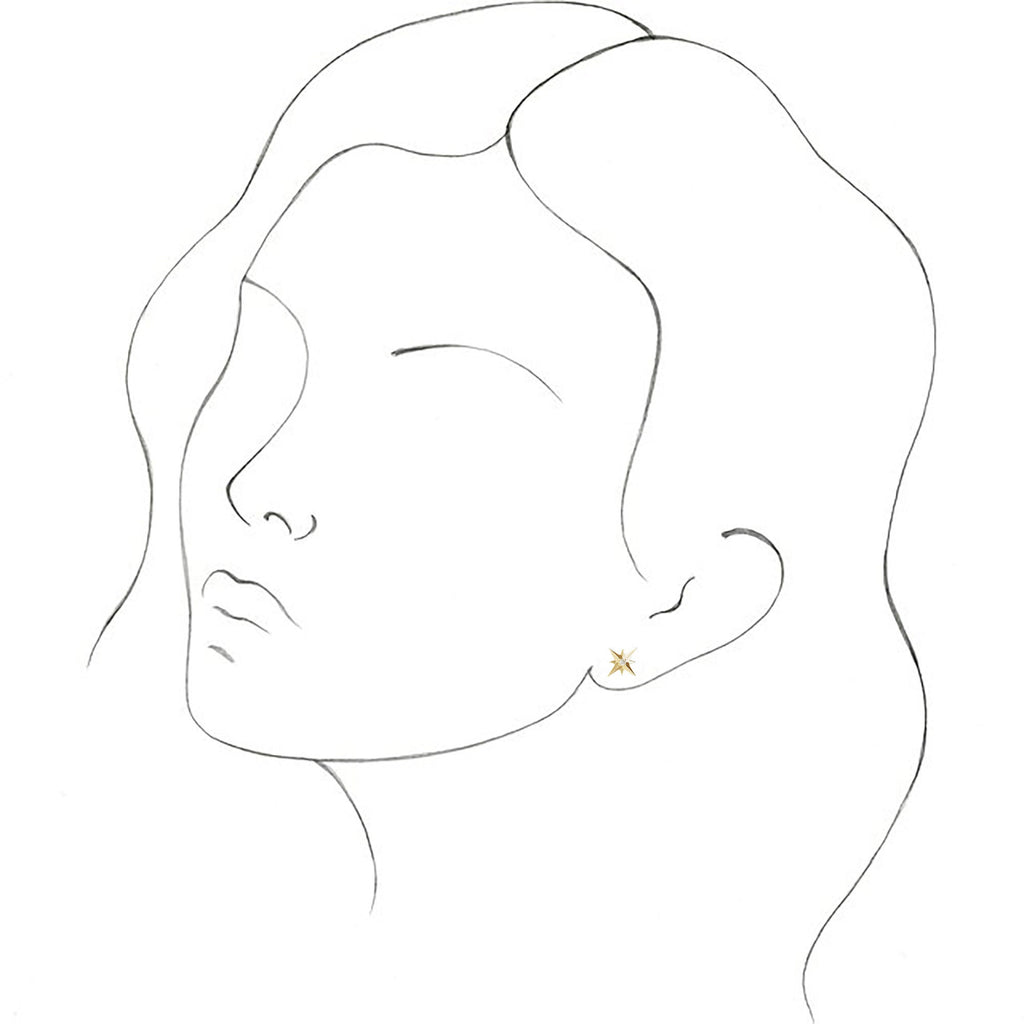 Diamond Star Earrings