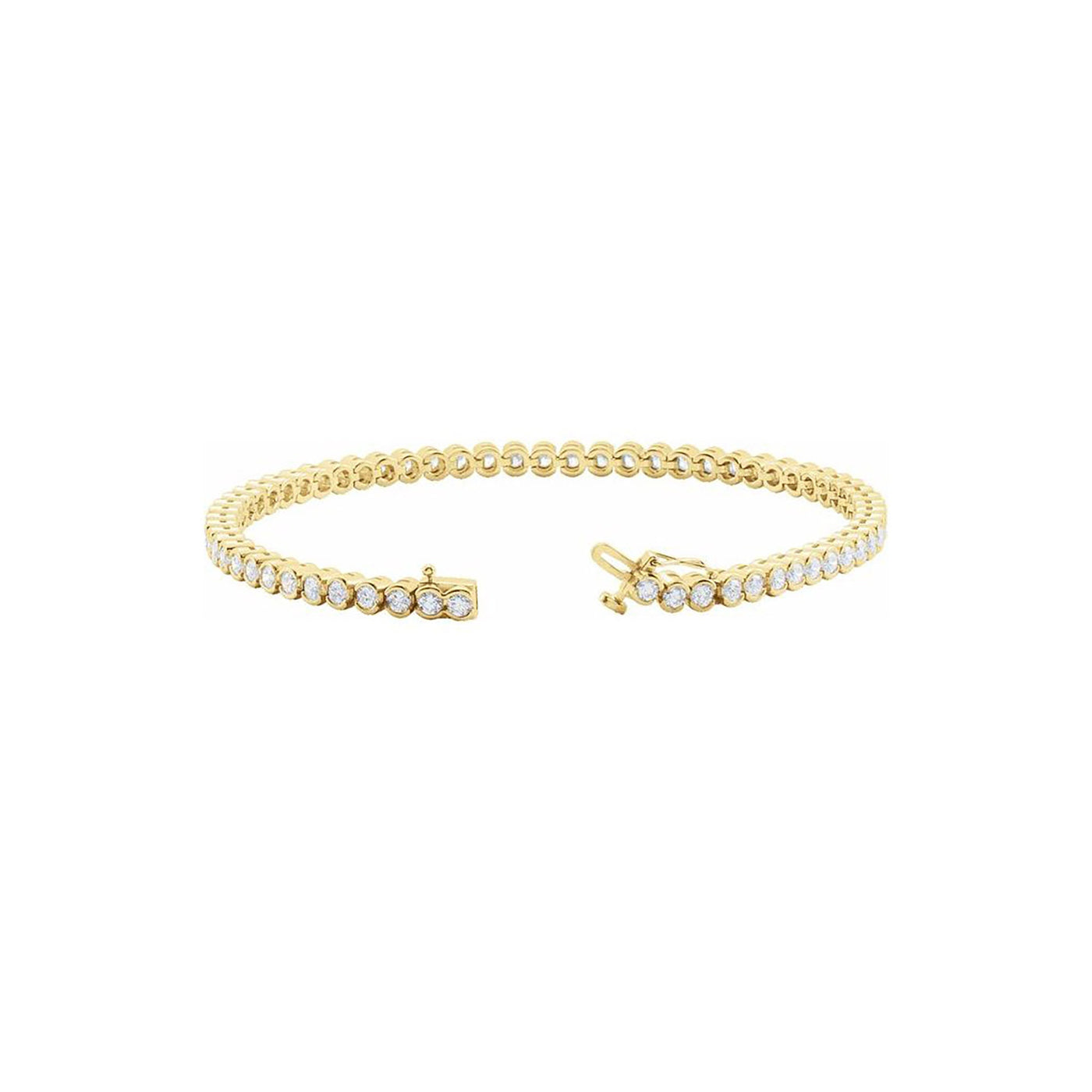 Round Tennis Bracelet (Customizable)