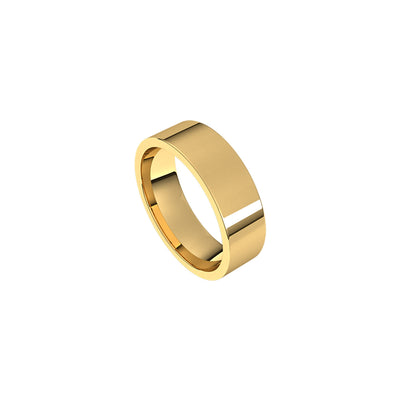 14K Solid Gold Cigar Band (6mm)