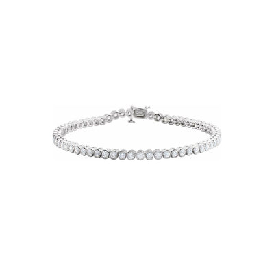 Round Tennis Bracelet (Customizable)