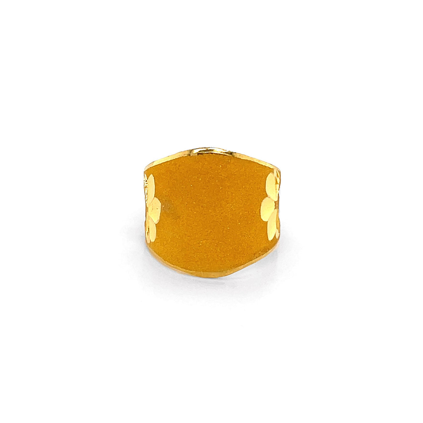 Golden Apex 24K Ring Hammered - Auvere