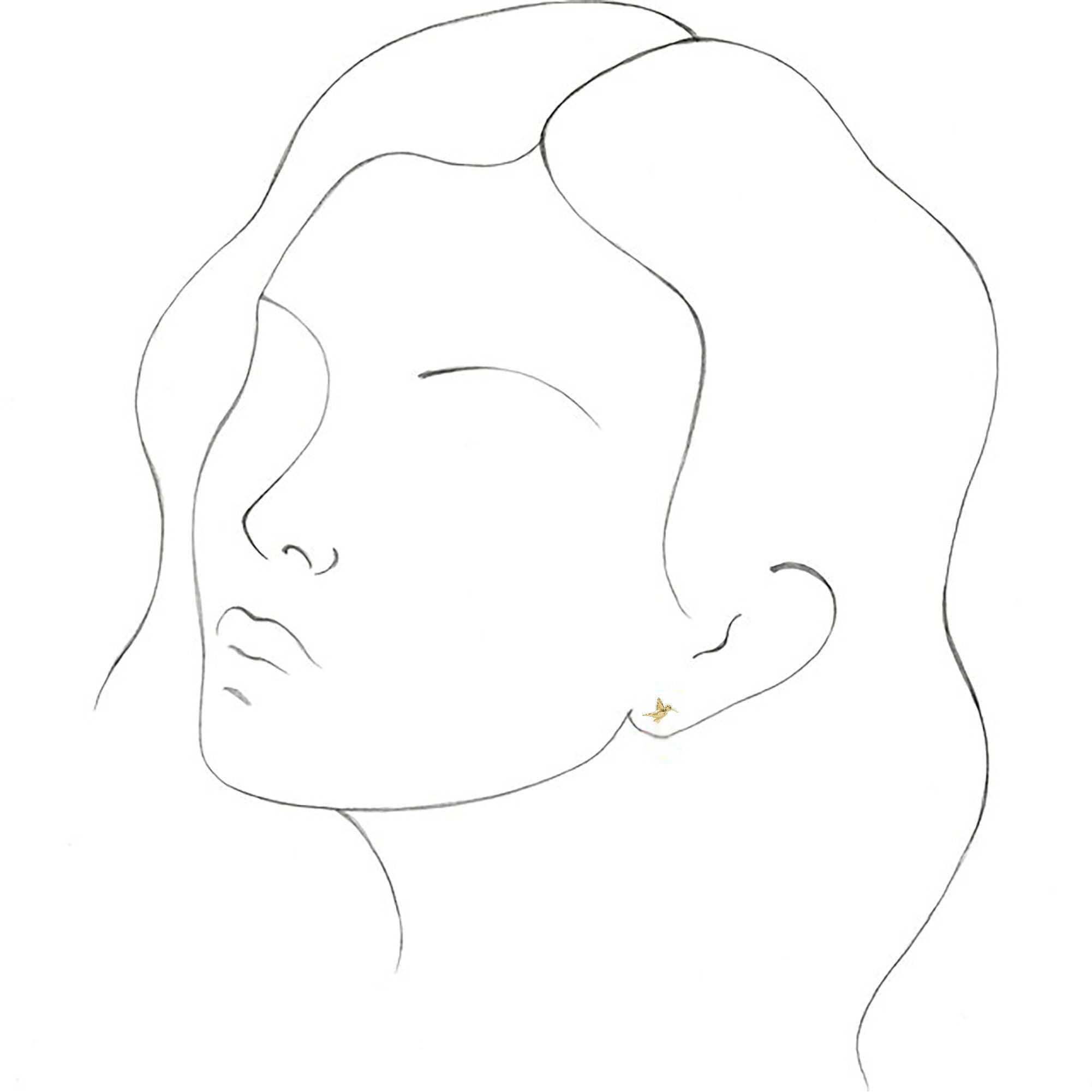 Hummingbird Stud Earrings