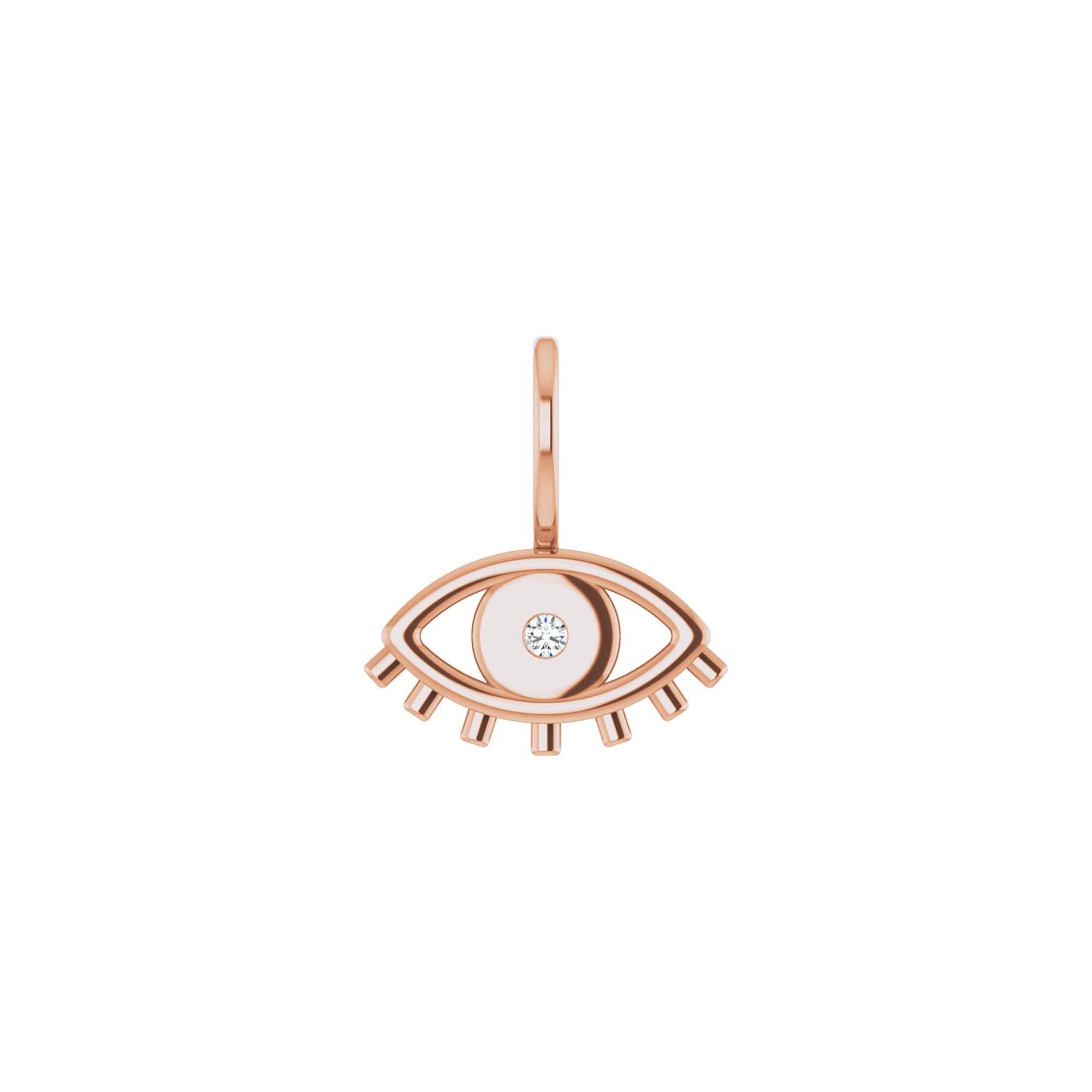 Gemstone Eye Charm