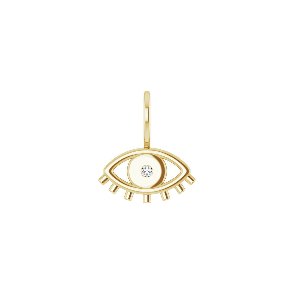 Gemstone Eye Charm