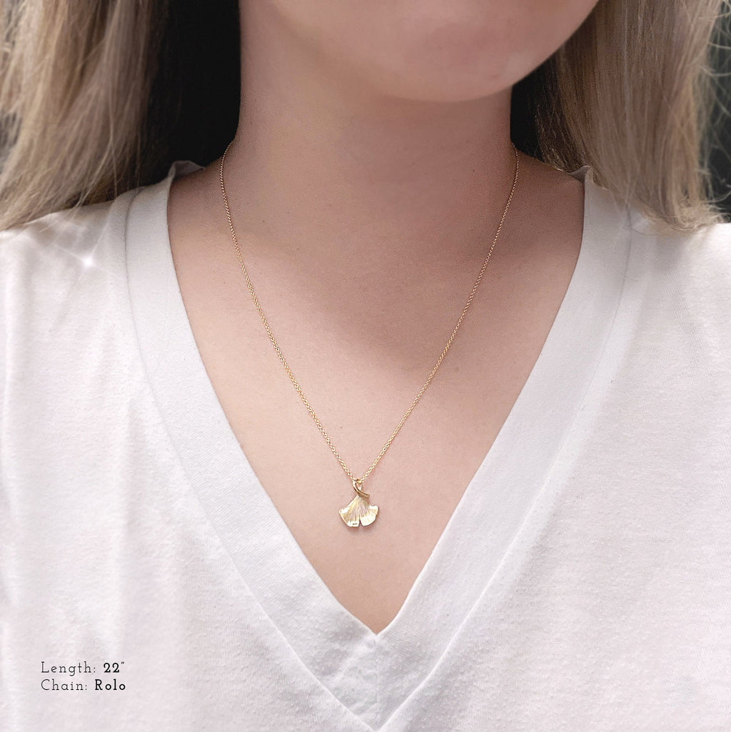 Gingko Leaf "Longevity" Necklace