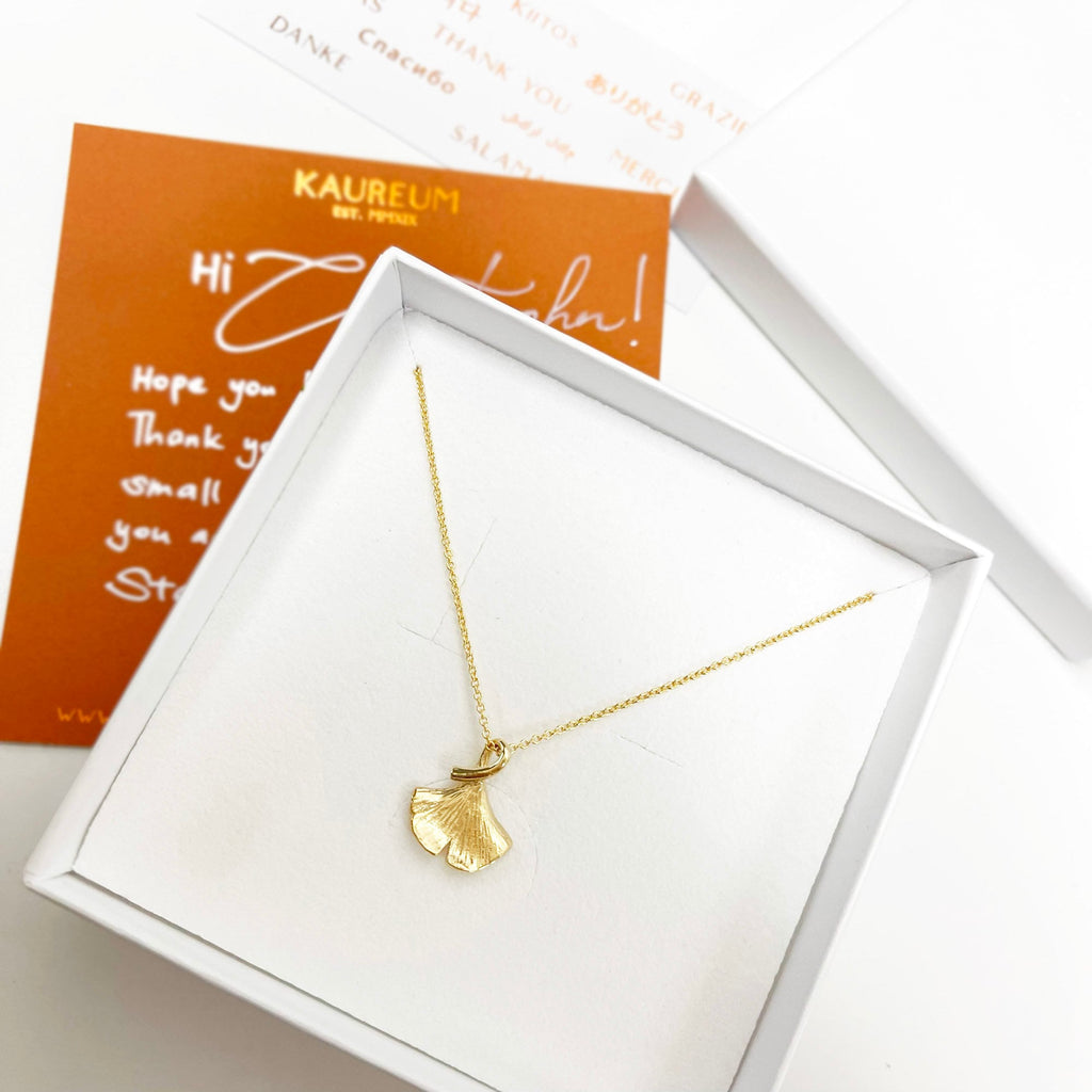 Gingko Leaf "Longevity" Necklace