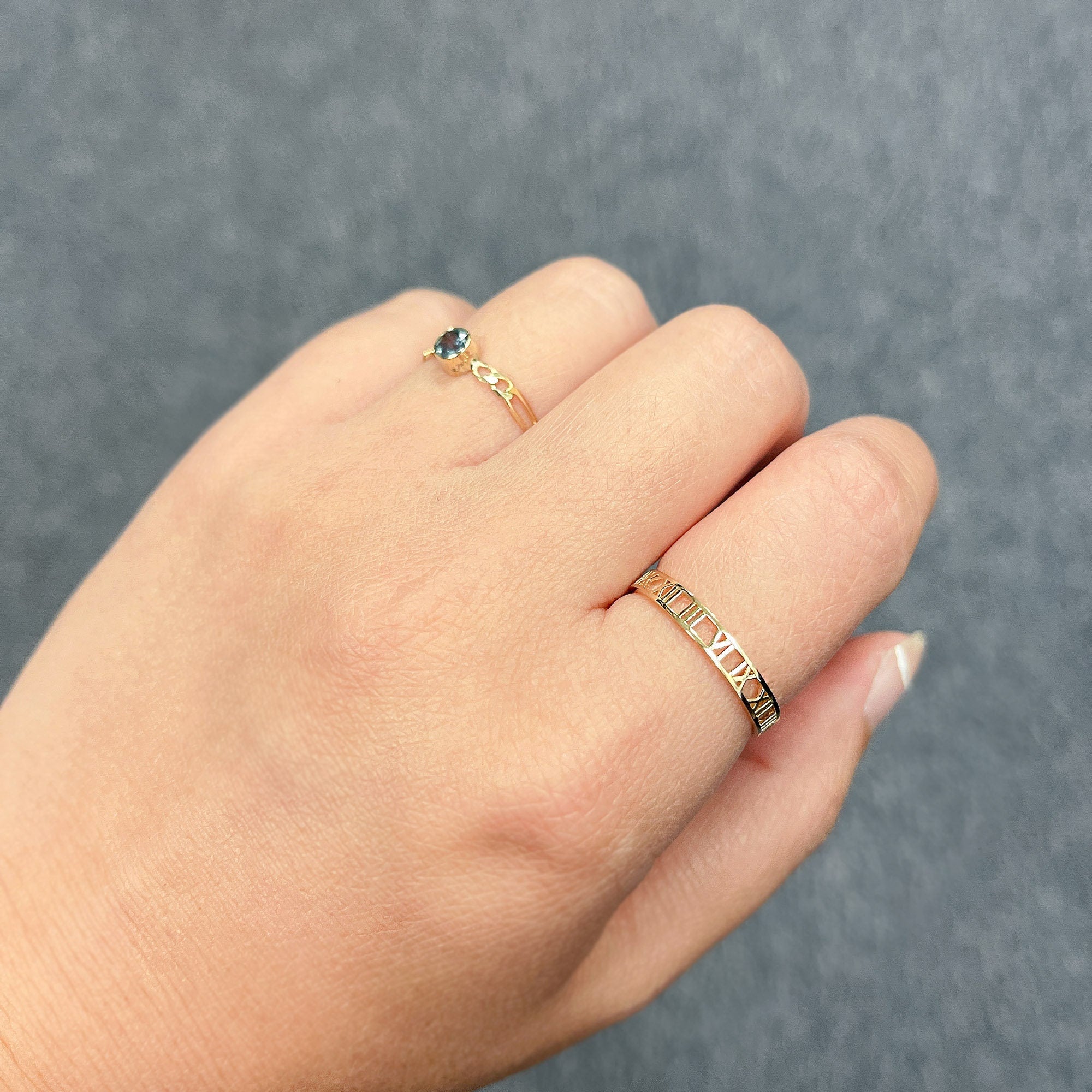 Timeless Roman Numeral Date Band
