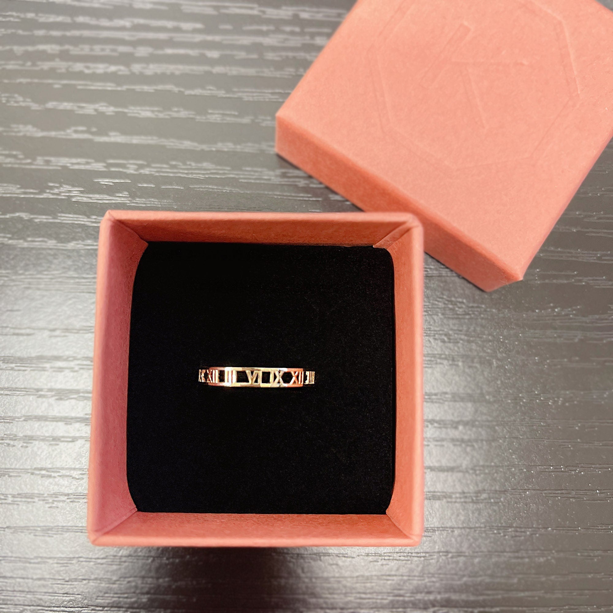 Timeless Roman Numeral Date Band