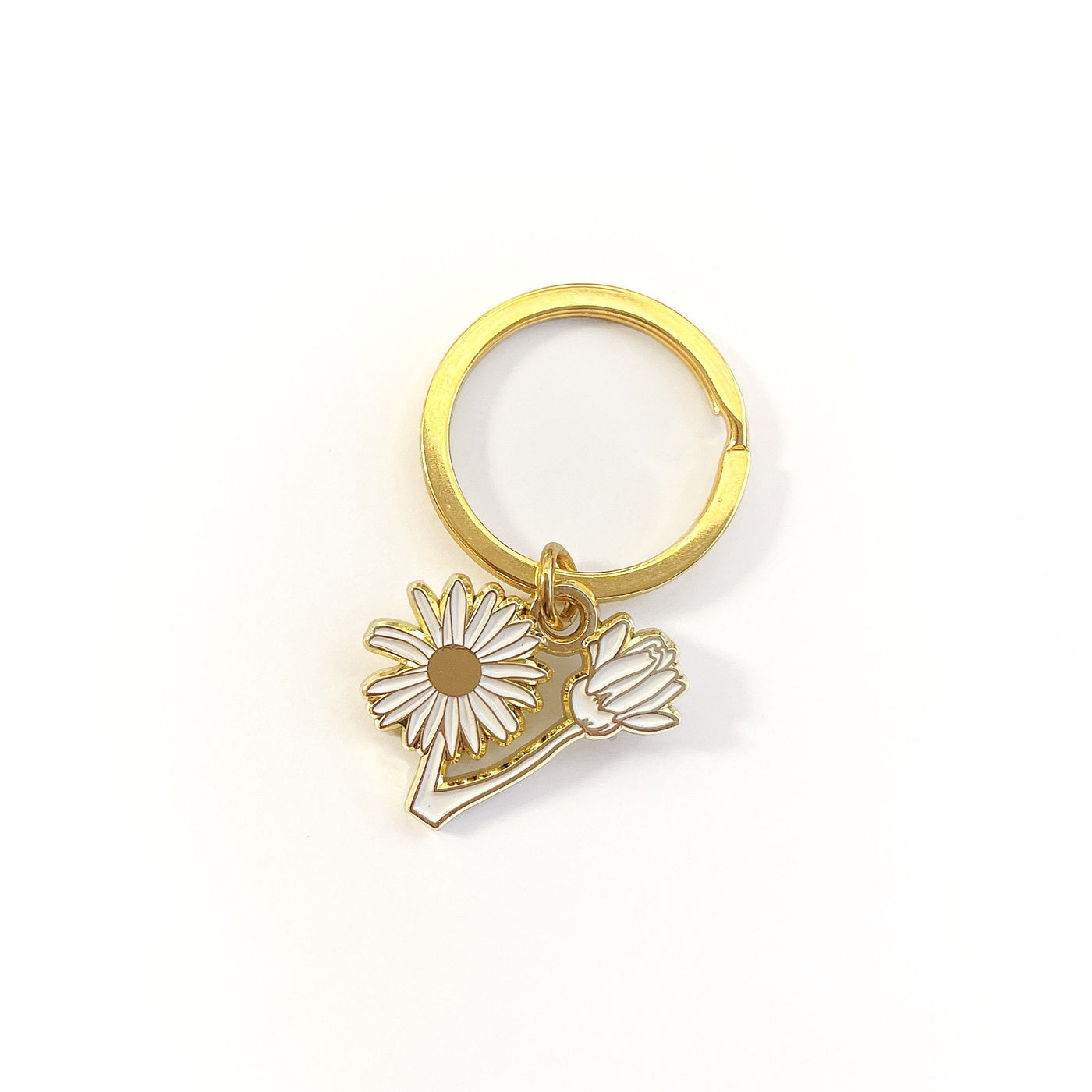 April Birth Flower Keychain (Daisy)