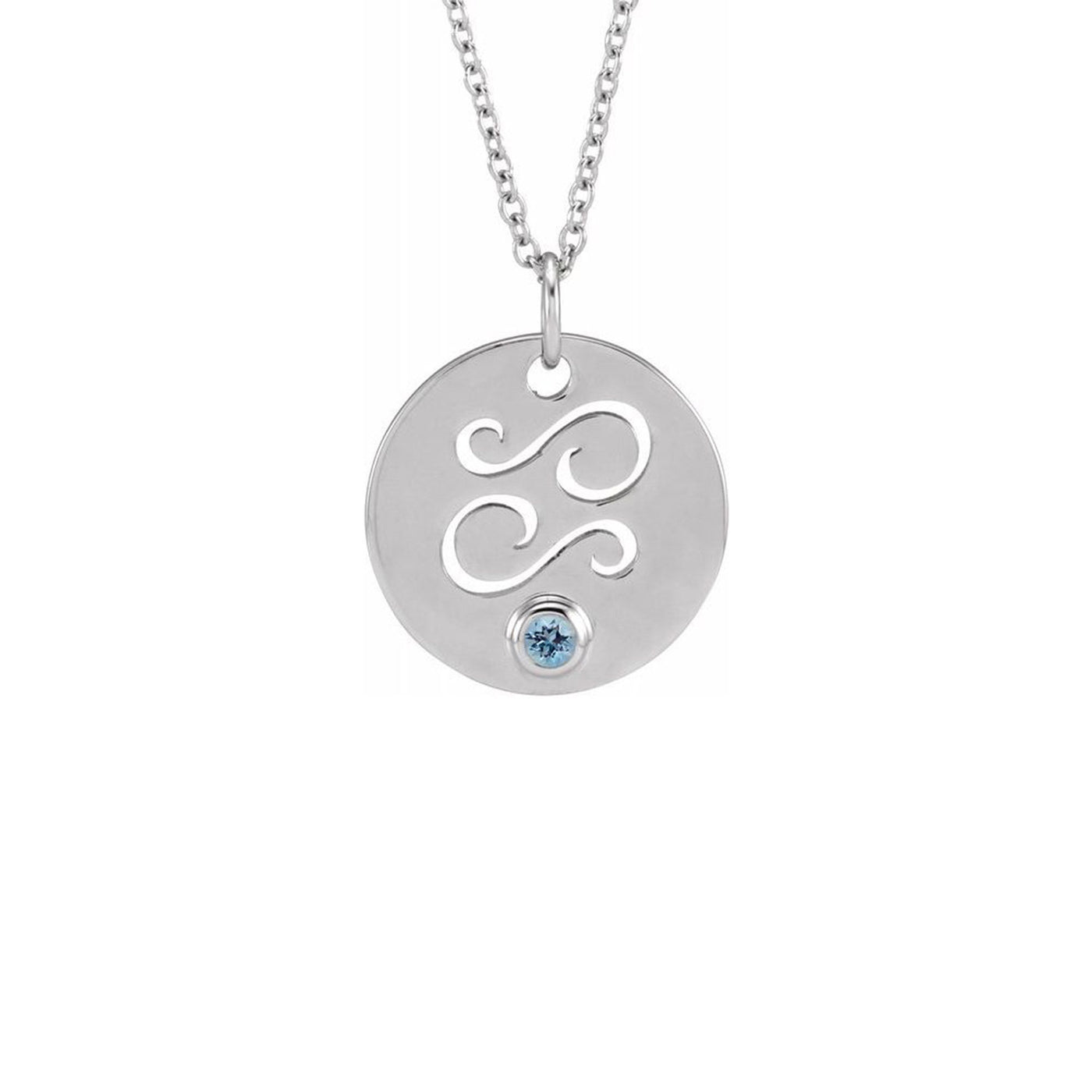 SECTURA GEMMA ♦ CANCER Zodiac Necklace with Gemstone