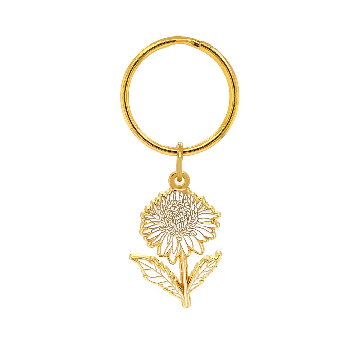 September Birth Flower Keychain (Aster)