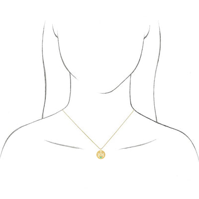 SECTURA GEMMA ♦ LIBRA Zodiac Necklace with Gemstone