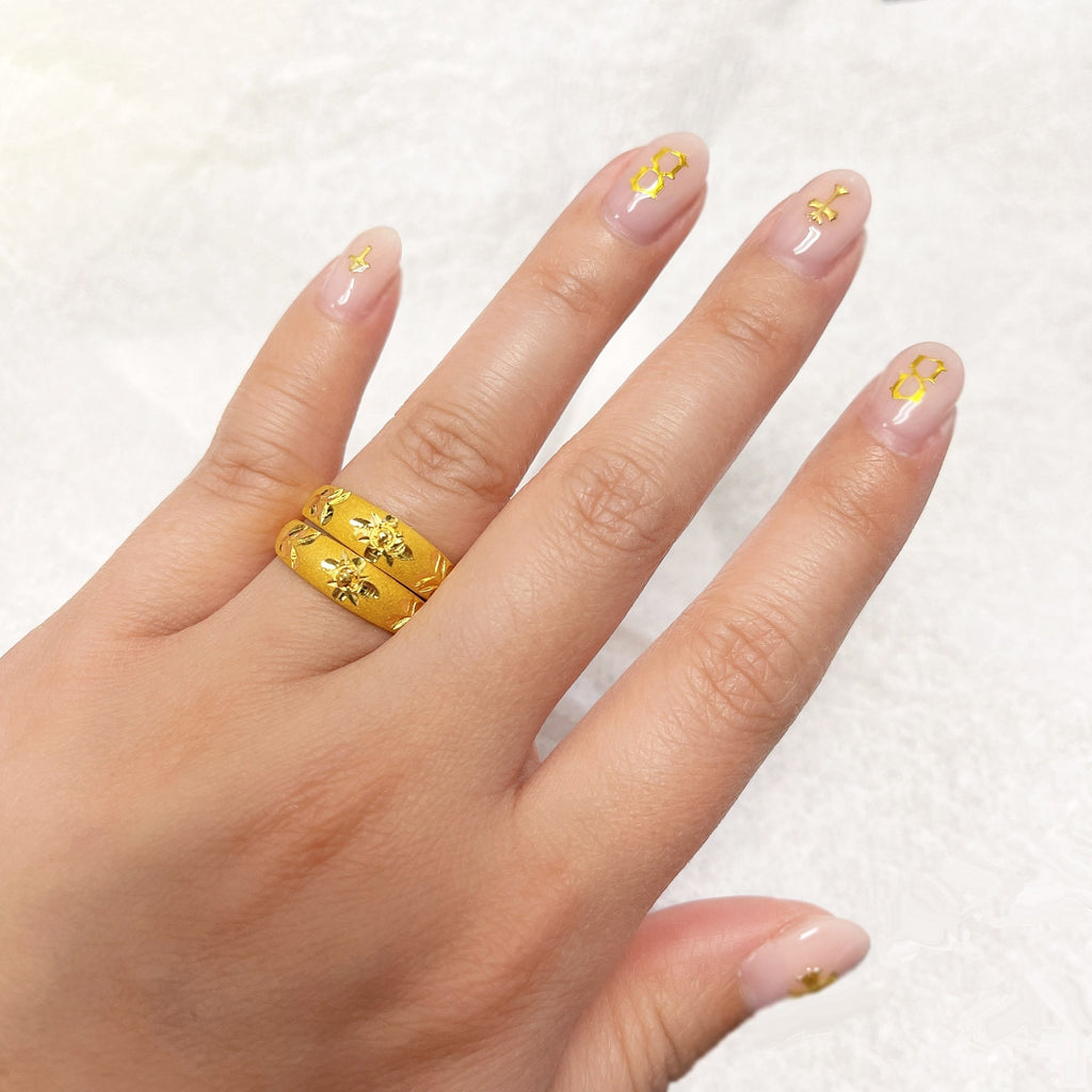 24K Gold Pair Rings (쌍가락지)