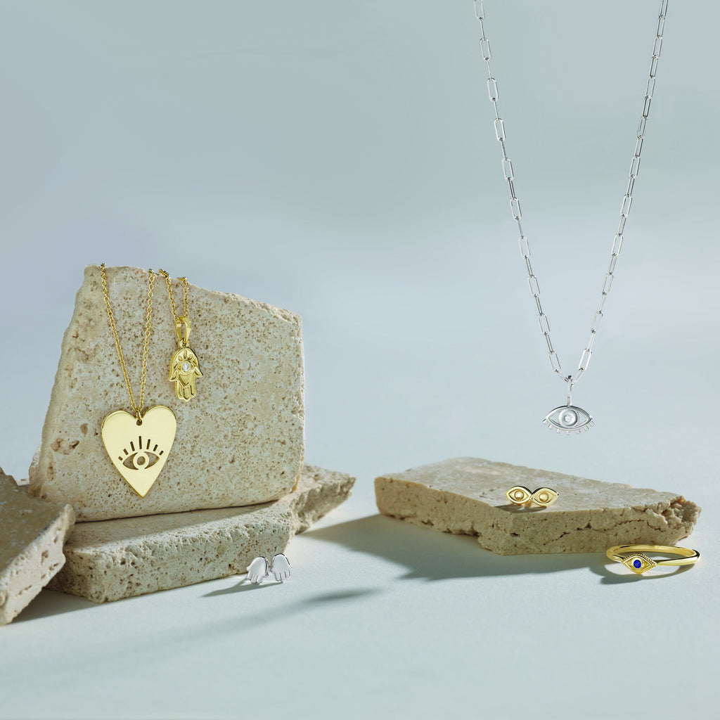 Gemstone Eye Charm