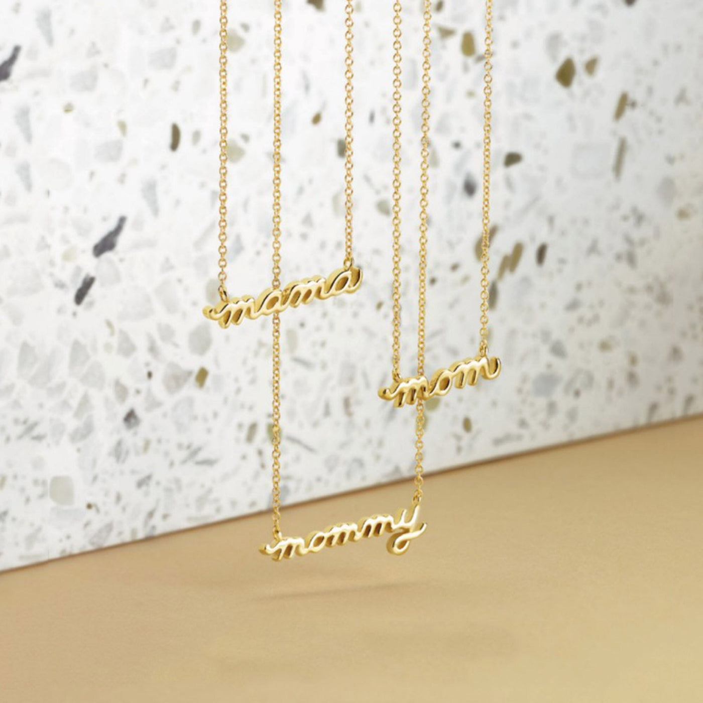 Mom, Mama, Mommy Necklace