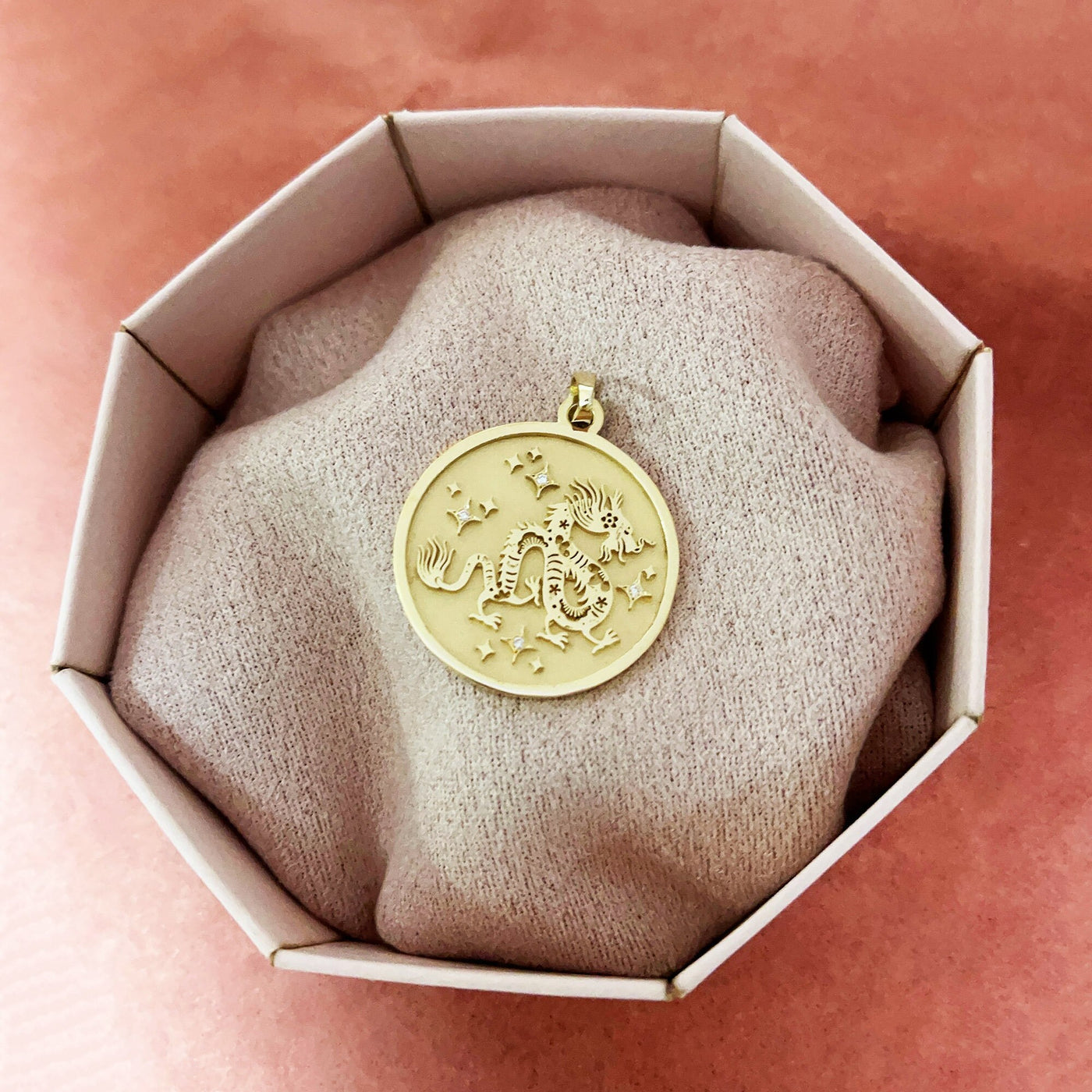 Year of The Dragon (龍) Lunar Zodiac Coin Pendant