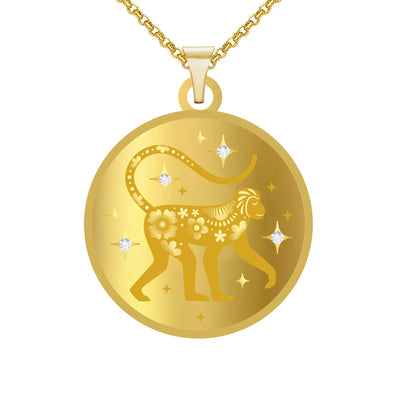 Year of The Monkey (猴) Lunar Zodiac Coin Pendant