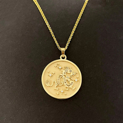 Year of The Dragon (龍) Lunar Zodiac Coin Pendant