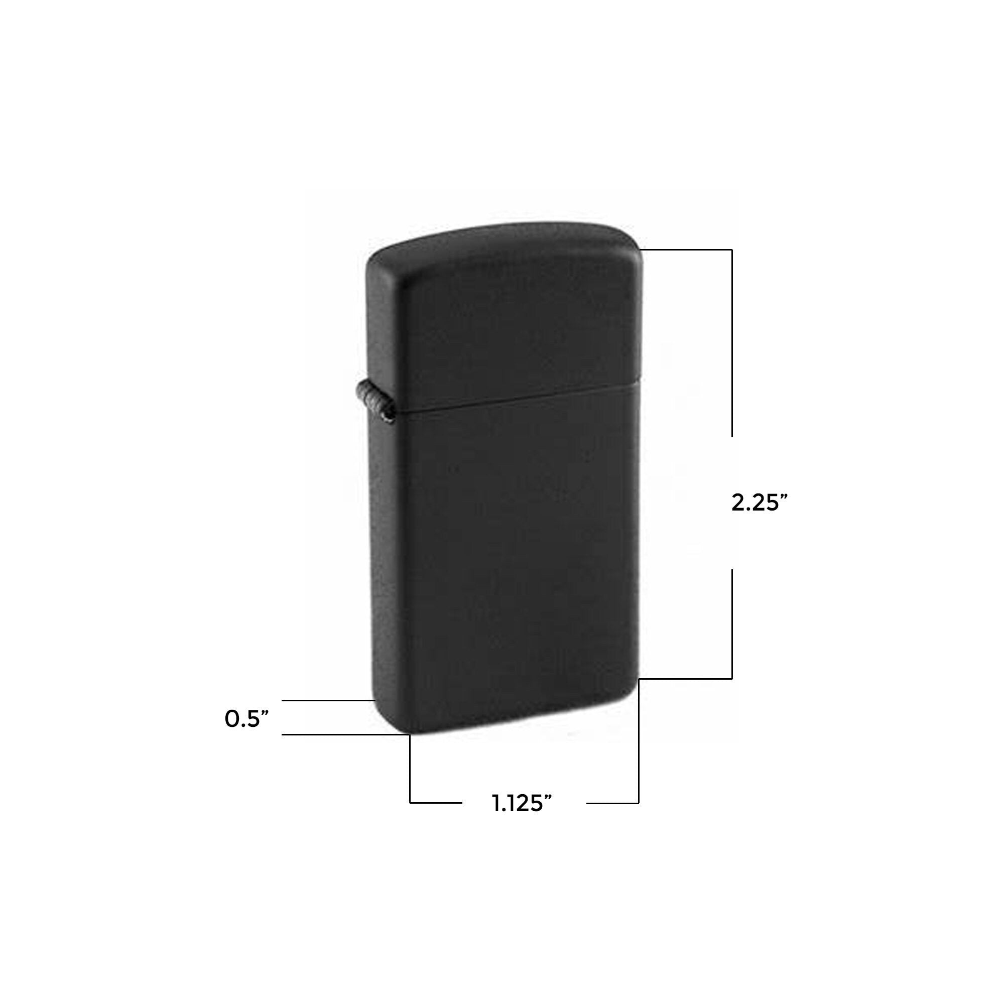 Matte Black Lighter (Complimentary Engraving)