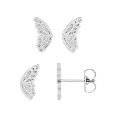 Butterfly Wing Earring (single or pair)