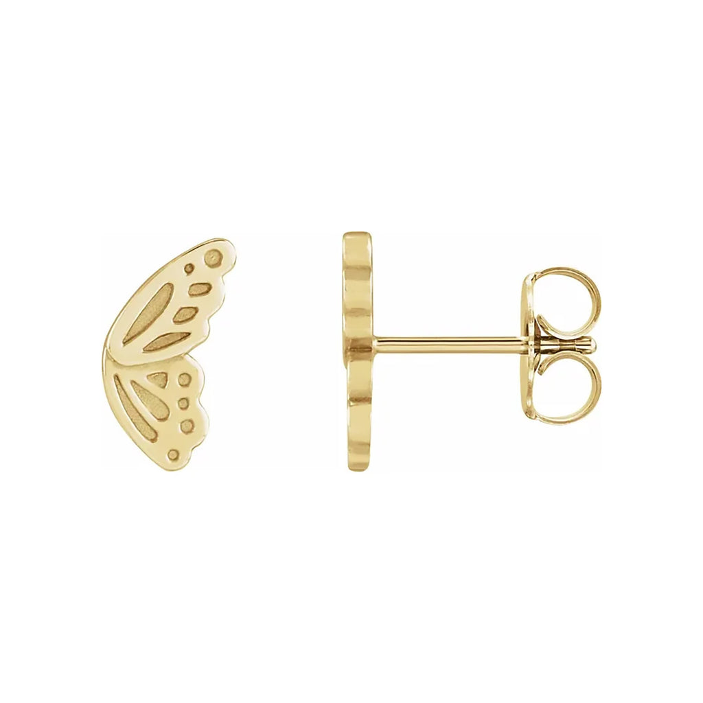 Butterfly Wing Earring (single or pair)