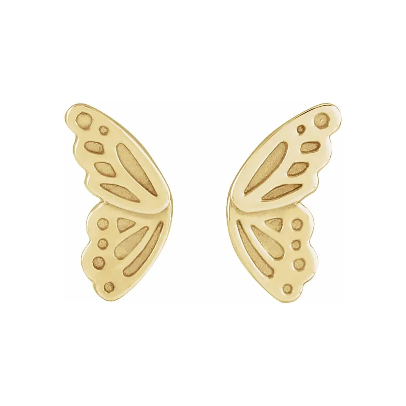 Butterfly Wing Earring (single or pair)