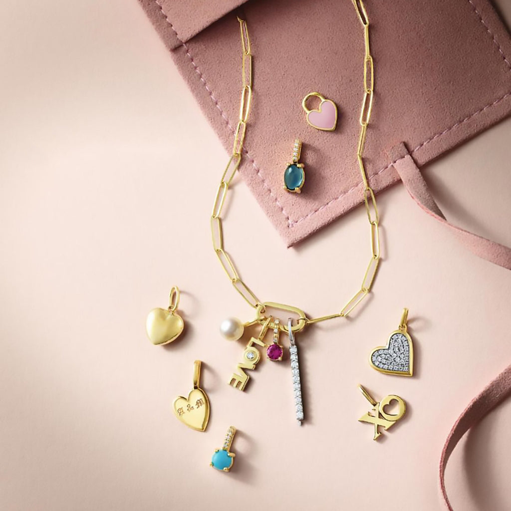 Elongated Charm Bail • Hinged Clasp • Elongated Enhancer • Oval Clasp For Charm Holder Pendant