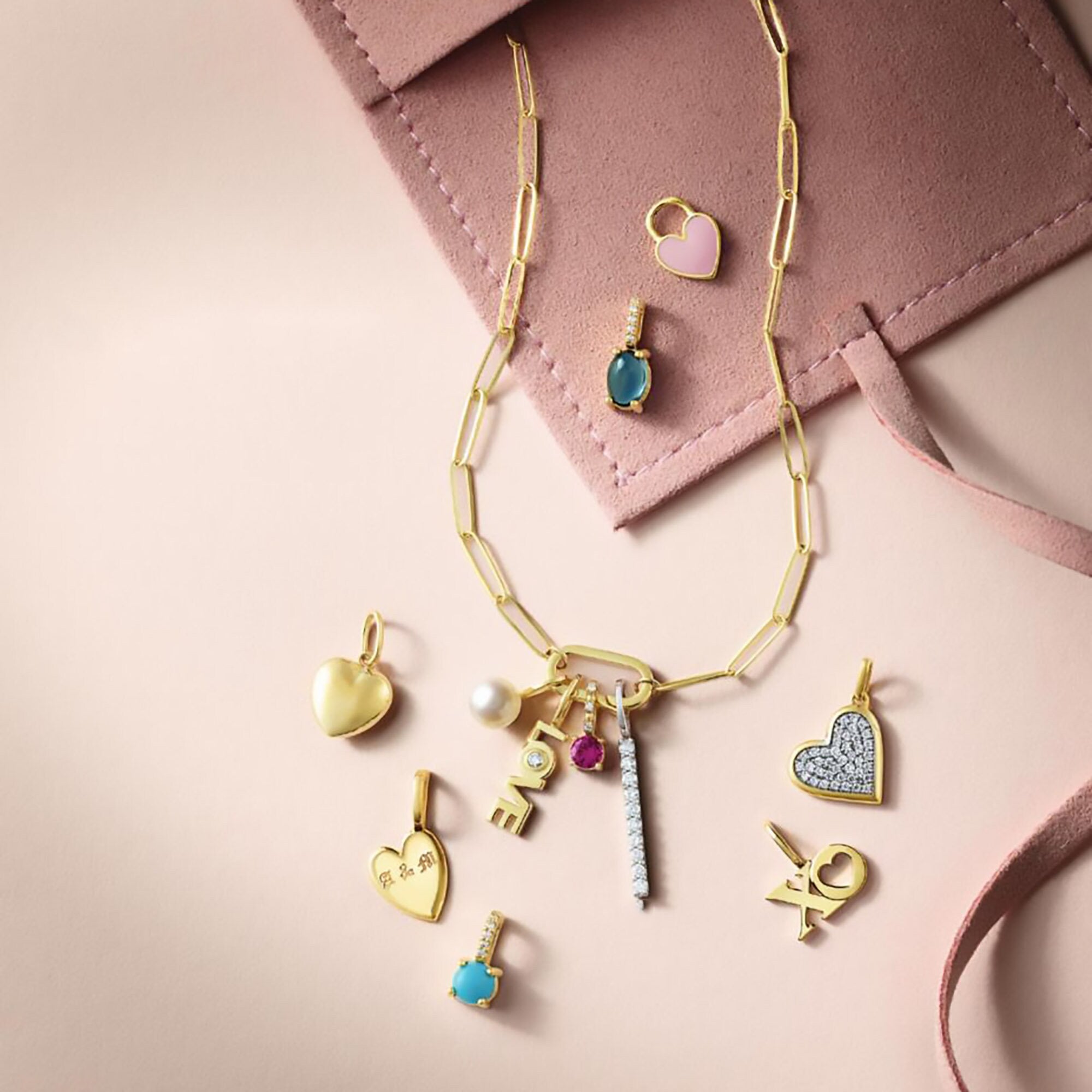 Elongated Charm Bail • Hinged Clasp • Elongated Enhancer • Oval Clasp For Charm Holder Pendant